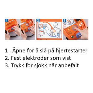 Cardiolife AED-3100 Hjertestarter Norsk